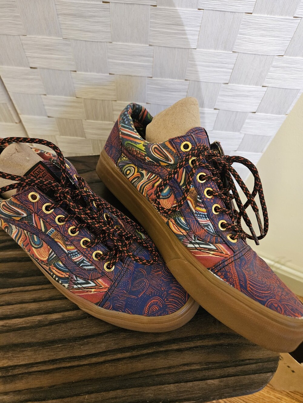 Vans Old Skool OTW Gallery Zio Ziegler Psychedelic Shoes Mens 9.5 / Woms 11
